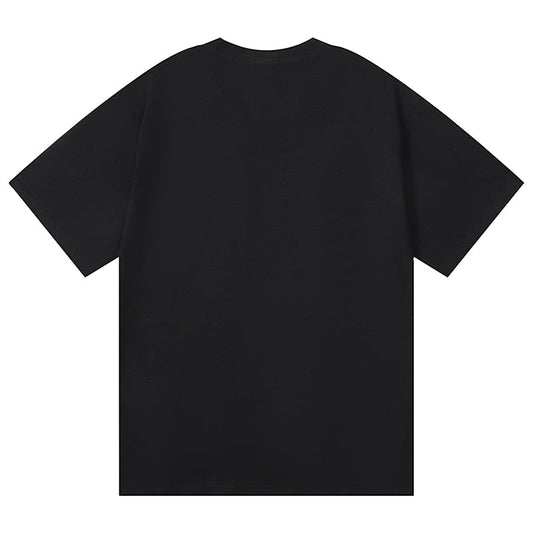 Purple Brand Pattern Print T-Shirt