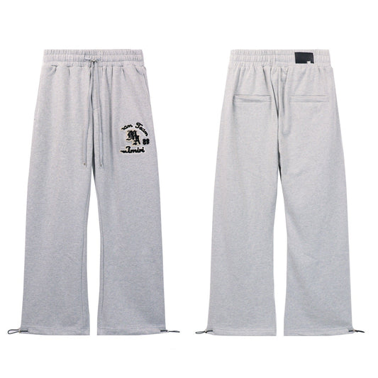 AMRI Logo-Embroidered Cotton-Jersey Pant
